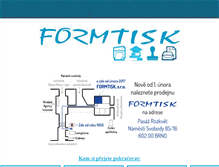 Tablet Screenshot of formtisk.cz